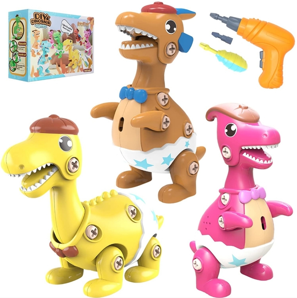 DIY Take Apart Dinosaur Toys for Kids, STEM